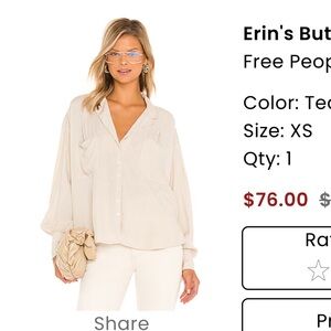Free People Erin’s Buttondown